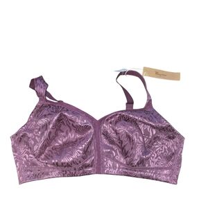 Women's Wingslove Purple Lace Bra 44 DD NWT